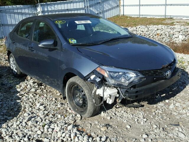 2T1BURHE1EC221606 - 2014 TOYOTA COROLLA L GRAY photo 1