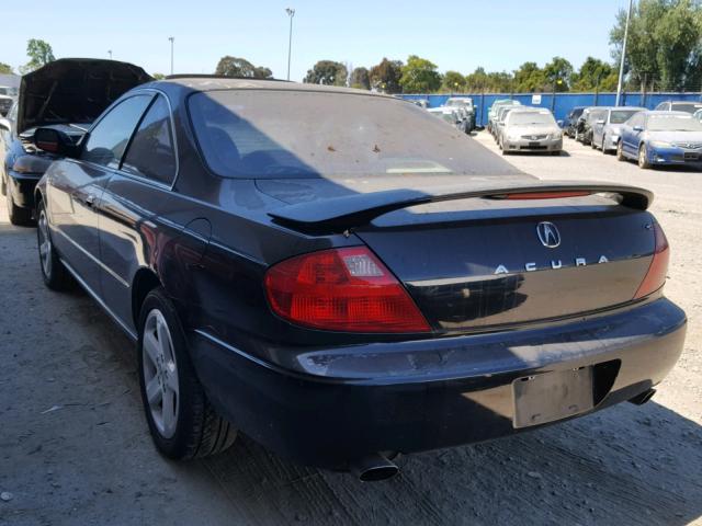 19UYA426X1A029818 - 2001 ACURA 3.2CL TYPE BLACK photo 3