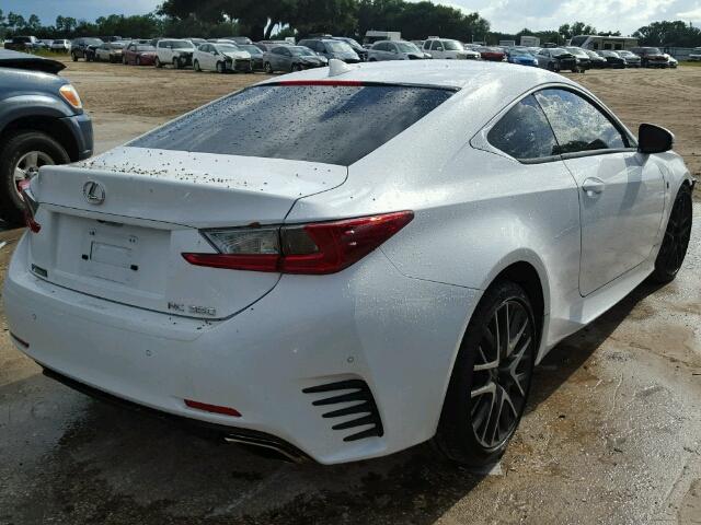 JTHHE5BC4H5016661 - 2017 LEXUS RC 350 WHITE photo 4