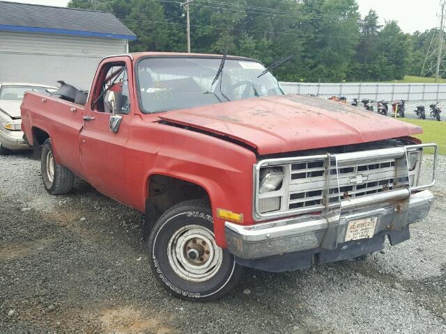 1GCEV14H3HJ162644 - 1987 CHEVROLET V10 RED photo 1