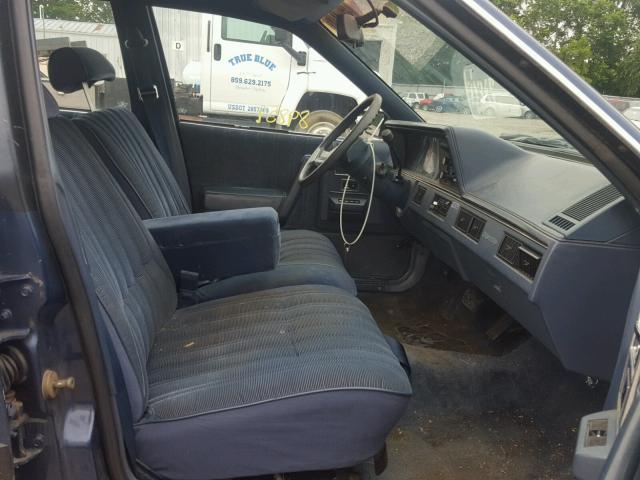 1G3AJ81W9KG360252 - 1989 OLDSMOBILE CUTLASS CI BLUE photo 5