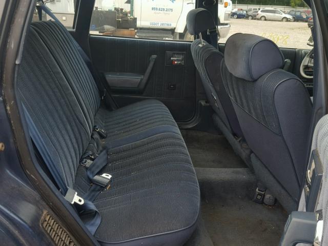 1G3AJ81W9KG360252 - 1989 OLDSMOBILE CUTLASS CI BLUE photo 6