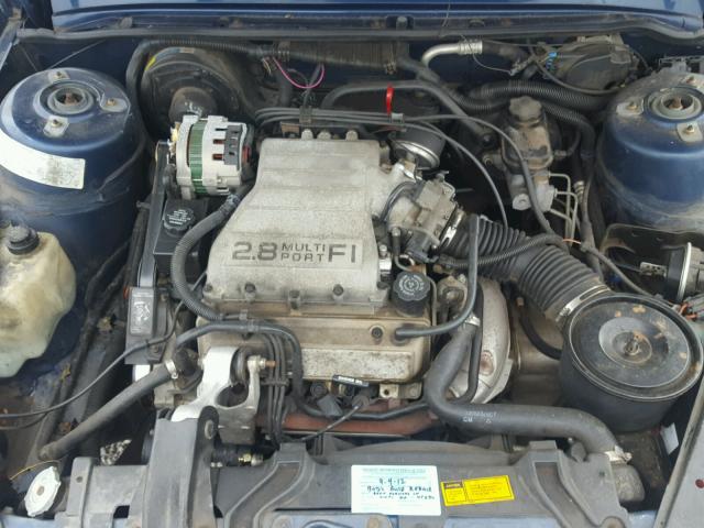 1G3AJ81W9KG360252 - 1989 OLDSMOBILE CUTLASS CI BLUE photo 7