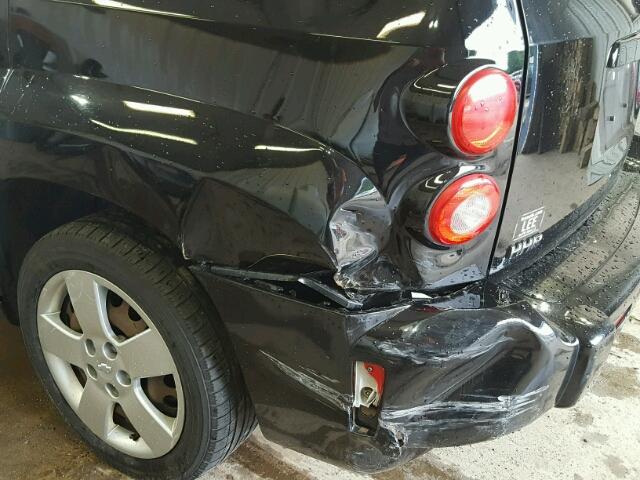 3GNBAADBXAS630181 - 2010 CHEVROLET HHR LS BLACK photo 9