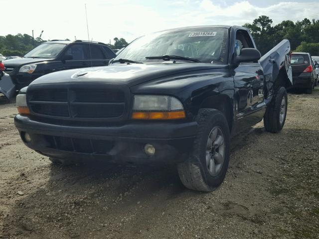 1D7FL36X73S203781 - 2003 DODGE DAKOTA SPO BLACK photo 2