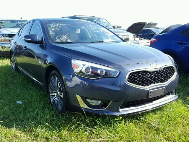 KNALN4D77E5125324 - 2014 KIA CADENZA PR BLUE photo 1