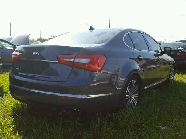 KNALN4D77E5125324 - 2014 KIA CADENZA PR BLUE photo 4