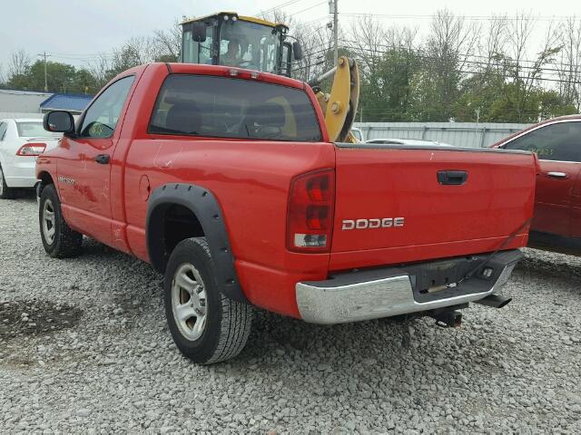 1D7HA16K03J534330 - 2003 DODGE RAM 1500 S RED photo 3