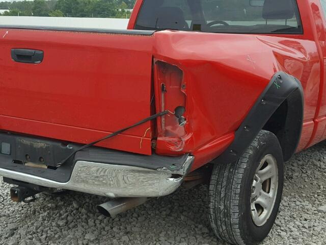 1D7HA16K03J534330 - 2003 DODGE RAM 1500 S RED photo 9