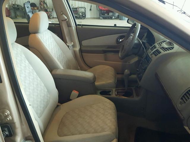 1G1ZT54835F200203 - 2005 CHEVROLET MALIBU LS ოქროსფერი ფოტო 5