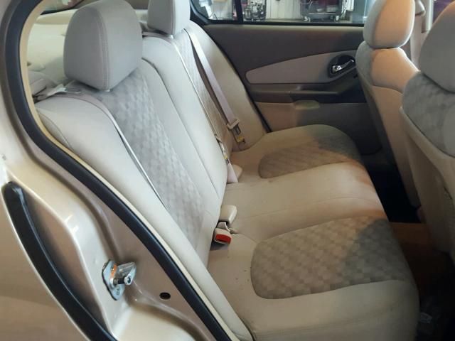 1G1ZT54835F200203 - 2005 CHEVROLET MALIBU LS ოქროსფერი ფოტო 6