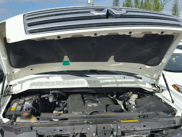 5N3AA08A55N805388 - 2005 INFINITI QX56 WHITE photo 7