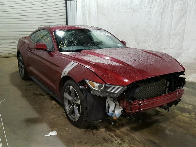 1FA6P8AM0F5308082 - 2015 FORD MUSTANG RED photo 1