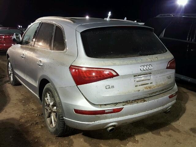 WA1LFAFP7CA129335 - 2012 AUDI Q5 PREMIUM SILVER photo 3