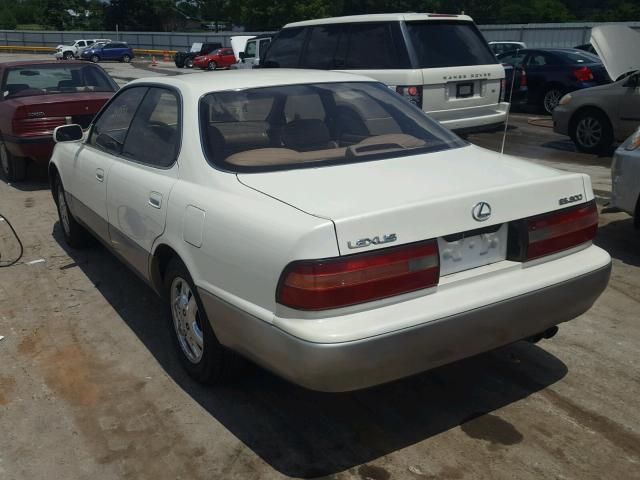 JT8BF12G0T0165783 - 1996 LEXUS ES 300 WHITE photo 3