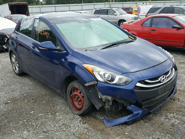 KMHD35LE6DU058153 - 2013 HYUNDAI ELANTRA GT BLUE photo 1