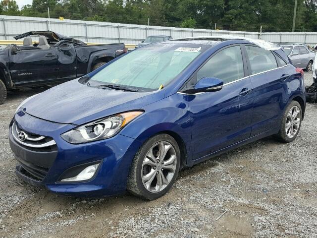 KMHD35LE6DU058153 - 2013 HYUNDAI ELANTRA GT BLUE photo 2