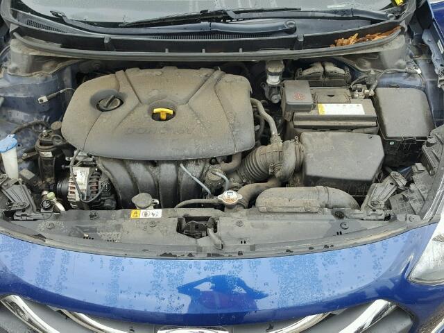 KMHD35LE6DU058153 - 2013 HYUNDAI ELANTRA GT BLUE photo 7