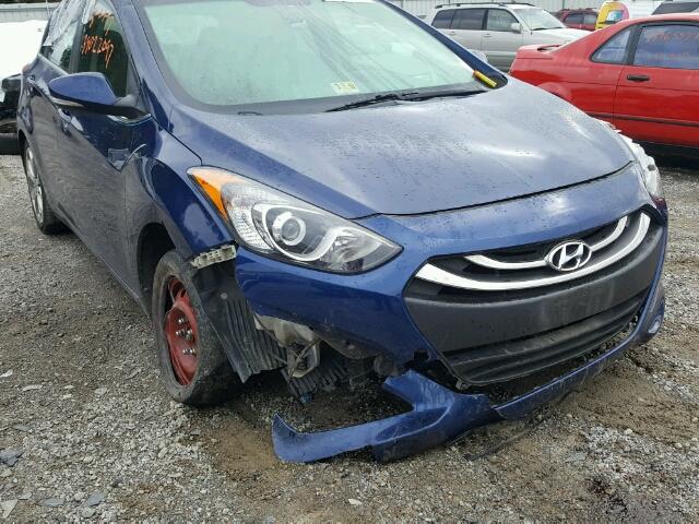 KMHD35LE6DU058153 - 2013 HYUNDAI ELANTRA GT BLUE photo 9