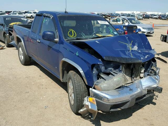 1GTCS19E798134742 - 2009 GMC CANYON BLUE photo 1