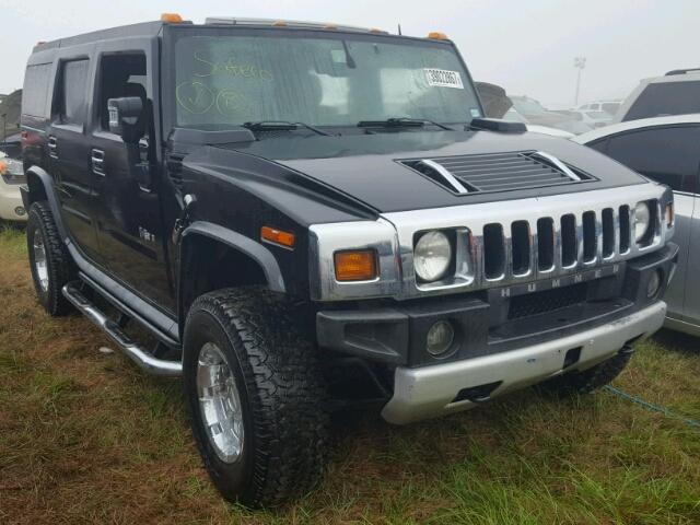 5GRGN23838H100683 - 2008 HUMMER H2 BLACK photo 1