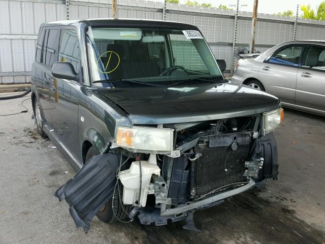 JTLKT324740162722 - 2004 TOYOTA SCION XB ნაცრისფერი ფოტო 1