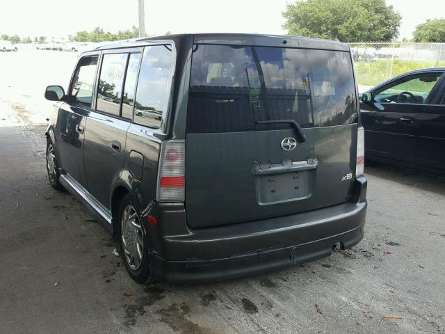 JTLKT324740162722 - 2004 TOYOTA SCION XB ნაცრისფერი ფოტო 3