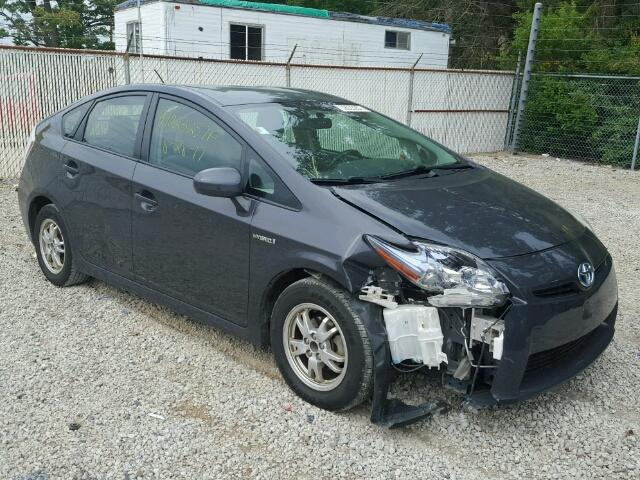 JTDKN3DUXA1306773 - 2010 TOYOTA PRIUS GRAY photo 1