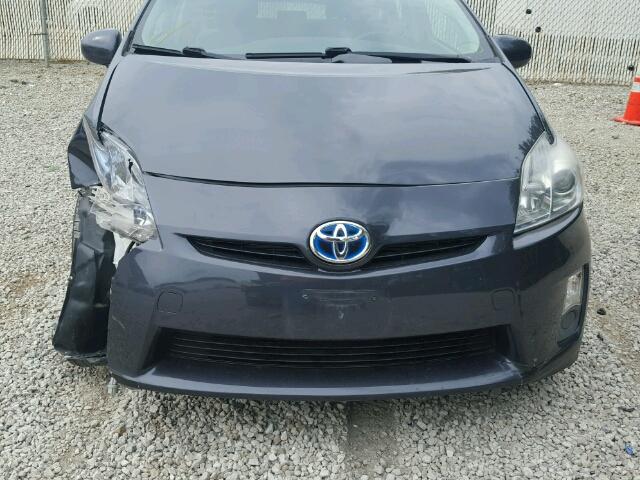 JTDKN3DUXA1306773 - 2010 TOYOTA PRIUS GRAY photo 9