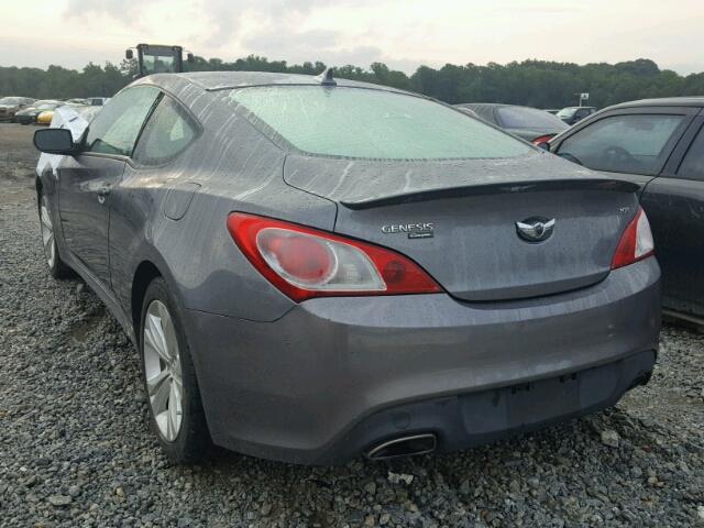 KMHHT6KD5BU055225 - 2011 HYUNDAI GENESIS CO GRAY photo 3