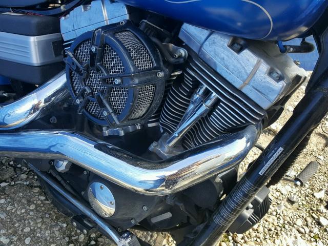 1HD1GX4147K305493 - 2007 HARLEY-DAVIDSON FXDBI BLUE photo 7