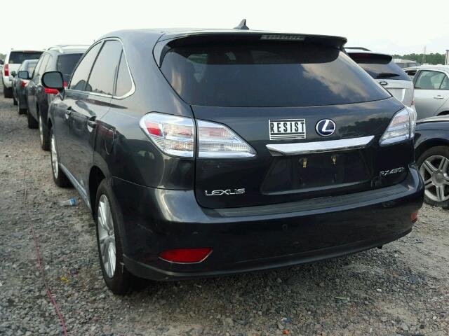 JTJZB1BA0A2004016 - 2010 LEXUS RX 450 GRAY photo 3