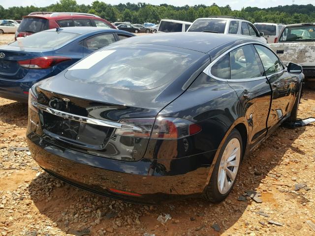 5YJSA1E27JF248223 - 2018 TESLA MODEL S BLACK photo 4