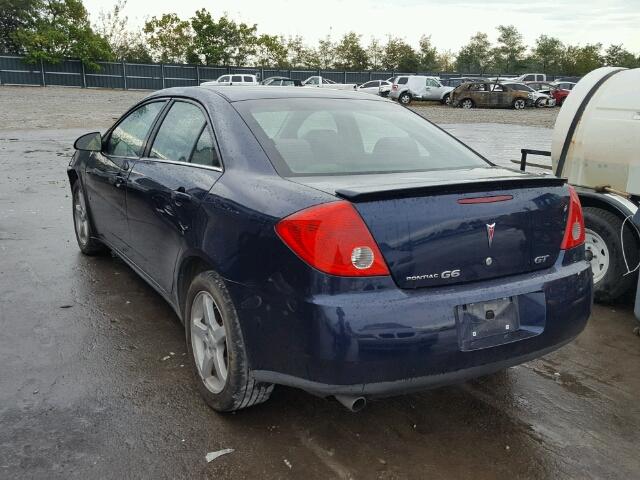 1G2ZH57N394117998 - 2009 PONTIAC G6 GT BLUE photo 3