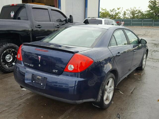 1G2ZH57N394117998 - 2009 PONTIAC G6 GT BLUE photo 4