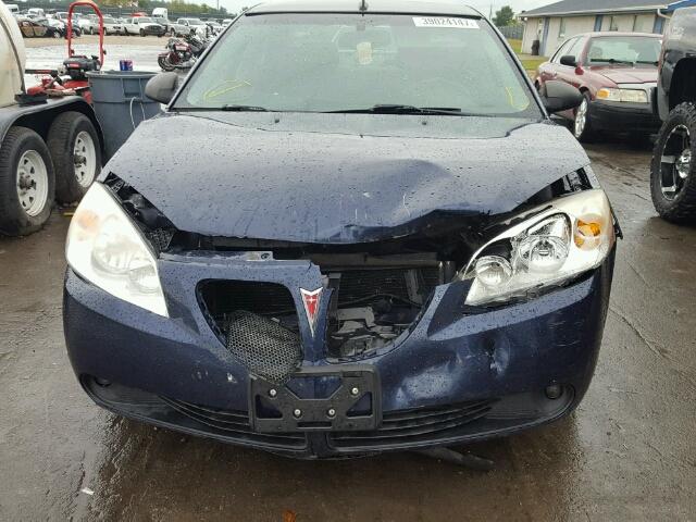 1G2ZH57N394117998 - 2009 PONTIAC G6 GT BLUE photo 9