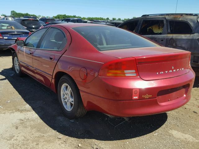 2B3HD46R3XH808287 - 1999 DODGE INTREPID RED photo 3