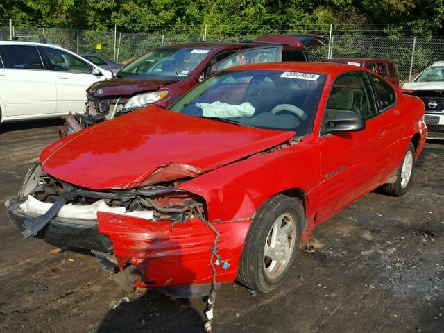 1G2NE12E6XM740715 - 1999 PONTIAC GRAND AM S Qırmızı foto 2