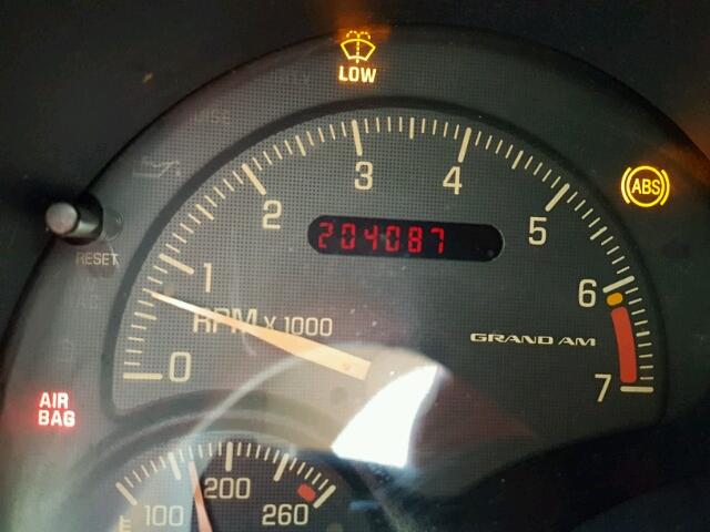 1G2NE12E6XM740715 - 1999 PONTIAC GRAND AM S Qırmızı foto 8