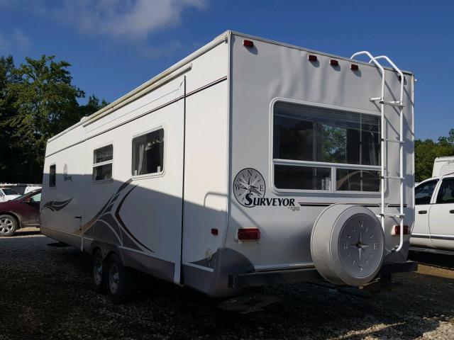 4X4TSVF267L009298 - 2007 SURV CAMPER WHITE photo 3