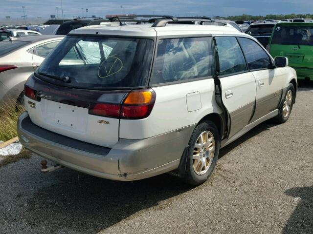 4S3BH806737612602 - 2003 SUBARU LEGACY WHITE photo 4