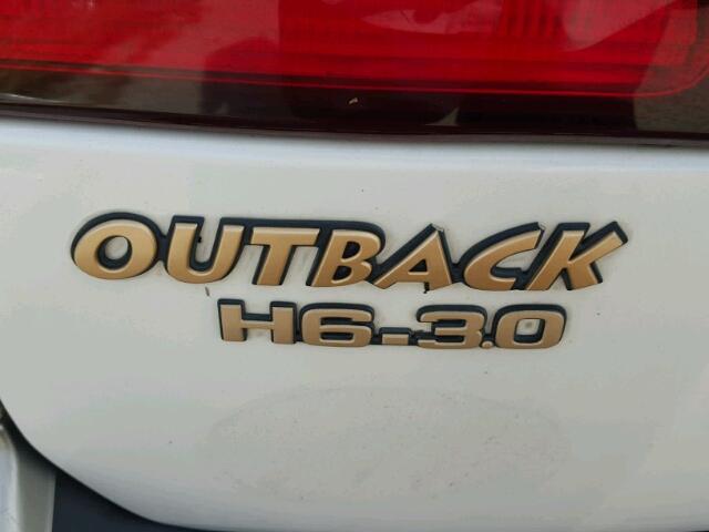 4S3BH806737612602 - 2003 SUBARU LEGACY WHITE photo 9