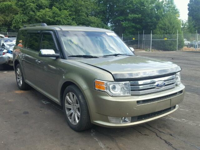 2FMGK5DC3CBD21670 - 2012 FORD FLEX LIMIT GREEN photo 1