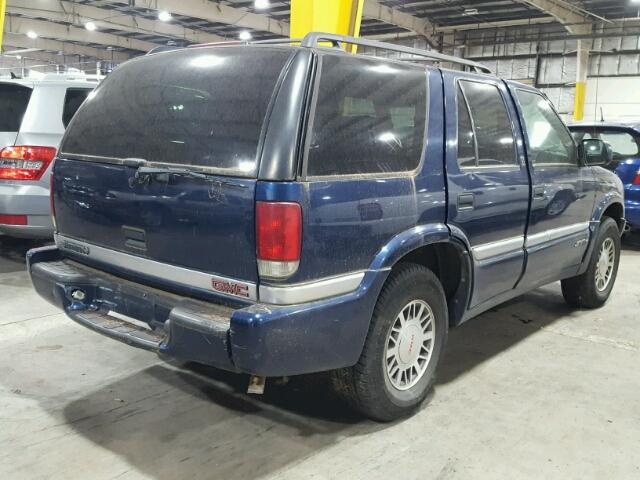 1GKDT13W4Y2320344 - 2000 GMC JIMMY / EN BLUE photo 4