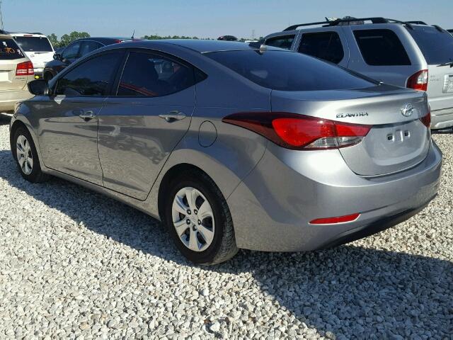 KMHDH4AE0GU526123 - 2016 HYUNDAI ELANTRA GRAY photo 3