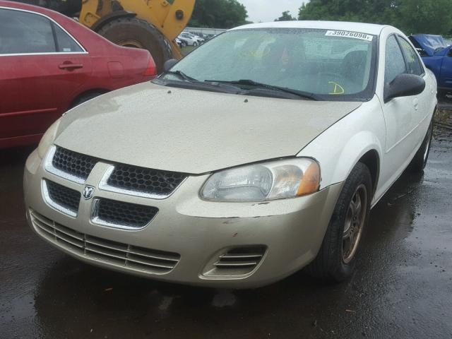 1B3AL46X25N651942 - 2005 DODGE STRATUS SX WHITE photo 2