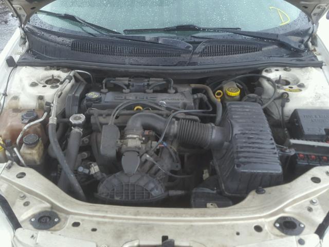 1B3AL46X25N651942 - 2005 DODGE STRATUS SX WHITE photo 7