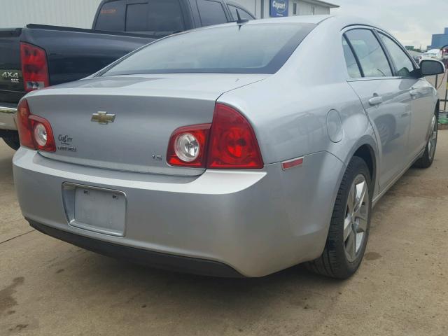 1G1ZG57B99F233367 - 2009 CHEVROLET MALIBU LS ვერცხლისფერი ფოტო 4