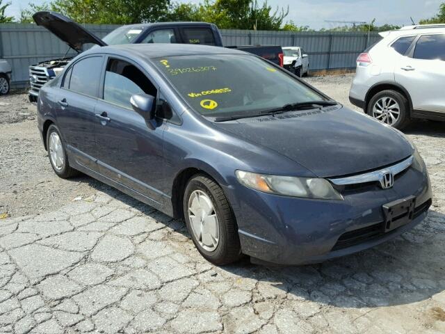 JHMFA362X7S006855 - 2007 HONDA CIVIC BLUE photo 1