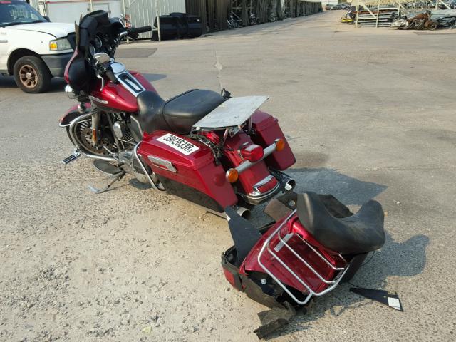 1HD1KEM1XCB690605 - 2012 HARLEY-DAVIDSON FLHTK ELEC 红色 照片 3